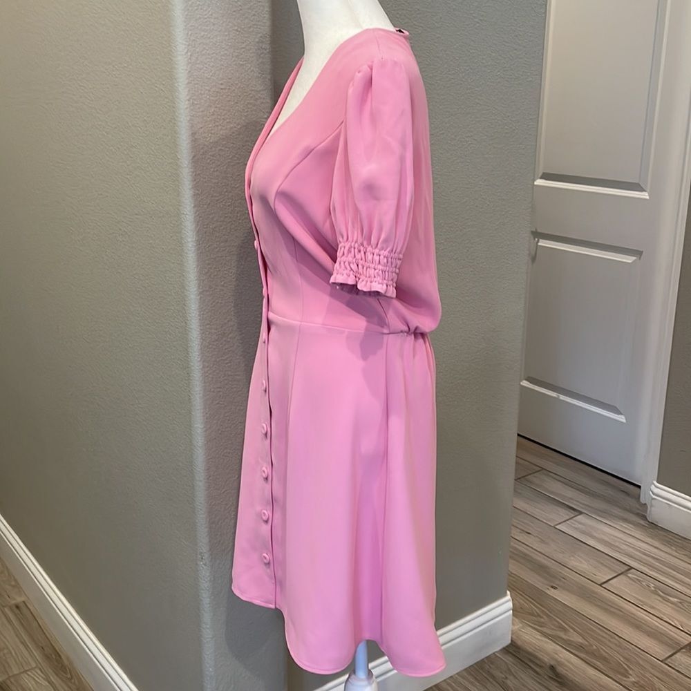 Tara Jamón Rafaela Ballet Pink Midi Dress Size 40 - Picture 5 of 6
